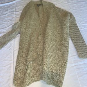 Cream/Tan Knit Cardigan